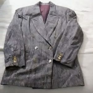 Vintage Doncaster Tweed Blazer 100% silk